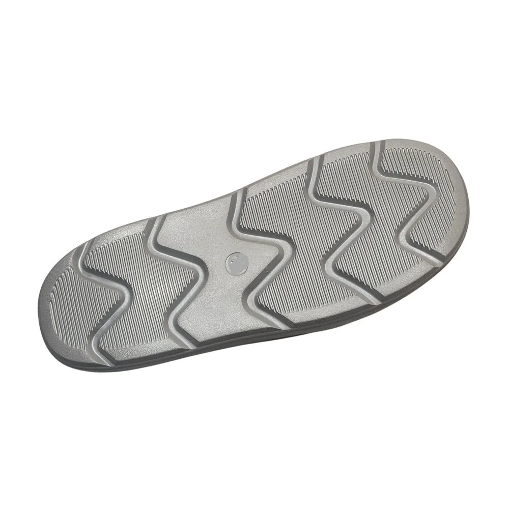 All in Motion Mens‎ Archie Recovery Slide Sandals Gray Contoured Footbed Slip On